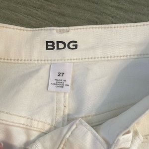 All white skinny jeans size 27